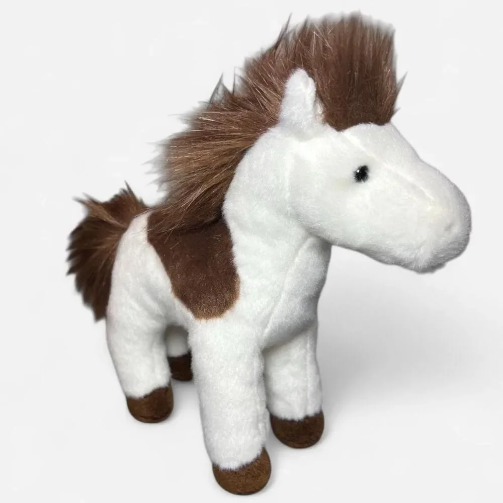 Douglas Brown and White Stuffed-animals